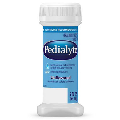 Picture of Pediatric Oral Electrolyte Solution Pedialyte® Unflavored 2 oz. Bottle Ready to Use59892