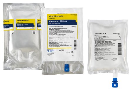 Picture of Moxifloxacin / Sodium Acetate / Disodium Sulfate / Water for Injection 400 mg / 250 mL Injection Piggyback Container 250 mL63323085074
