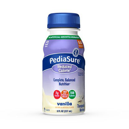 Picture of Pediatric Oral Supplement / Tube Feeding Formula PediaSure® Reduced Calorie Vanilla Flavor 8 oz. Bottle Ready to Use67612