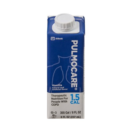 Picture of Oral Supplement Pulmocare® Vanilla Flavor Ready to Use 8 oz. Carton64811