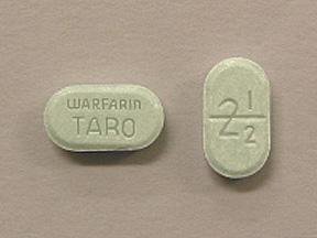 Picture of Warfarin Sodium 2.5 mg Tablet Bottle 1000 Tablets51672402903