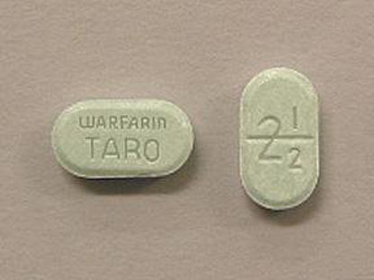Picture of Warfarin Sodium 2.5 mg Tablet Bottle 1000 Tablets51672402903
