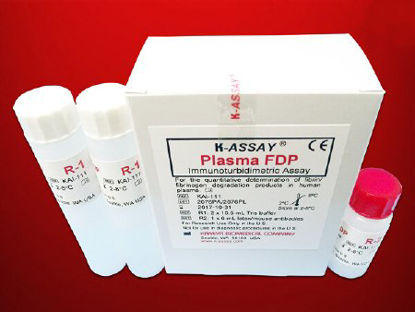 Picture of Reagent Kit K-ASSAY® Immunoturbidimetric Assay FPD For Automated Clinical Chemistry Analyzers 120 Tests R1 Buffer: 2 X 10.5 mL, R2 Antibody: 1 X 6 mLKAI-111