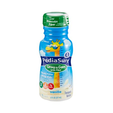 Picture of Pediatric Oral Supplement PediaSure® Grow & Gain with Fiber Vanilla Flavor 8 oz. Bottle Ready to Use67531