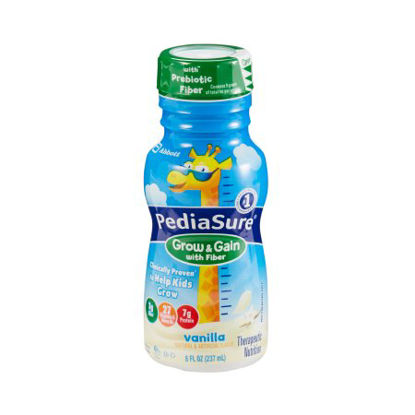 Picture of Pediatric Oral Supplement PediaSure® Grow & Gain with Fiber Vanilla Flavor 8 oz. Bottle Ready to Use67531