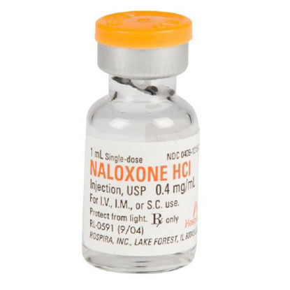 Picture of Naloxone HCl, Preservative Free 0.4 mg / mL Injection Single Dose Vial 1 mL1014390