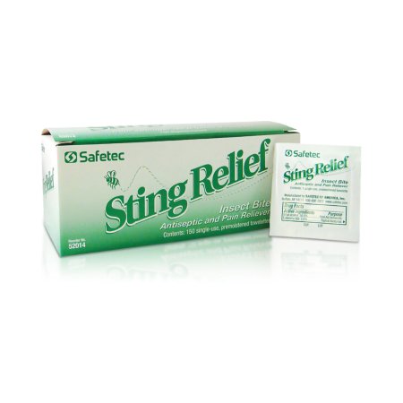 Picture of Sting and Bite Relief Safetec® Towelette Individual Packet52014