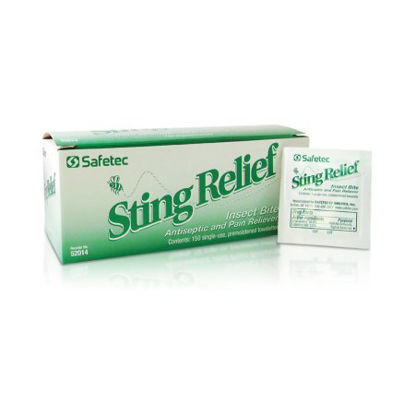 Picture of Sting and Bite Relief Safetec® Towelette Individual Packet52014