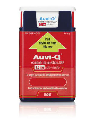 Picture of Auvi-Q™ Alpha and Beta Adrenergic Agonist Epinephrine 0.3 mg Injection Auto-Injector60842002301