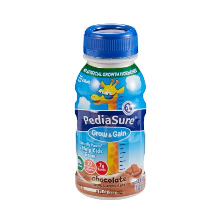 Picture of Pediatric Oral Supplement / Tube Feeding Formula PediaSure® Milk Chocolate Flavor 8 oz. Bottle Ready to Use67535