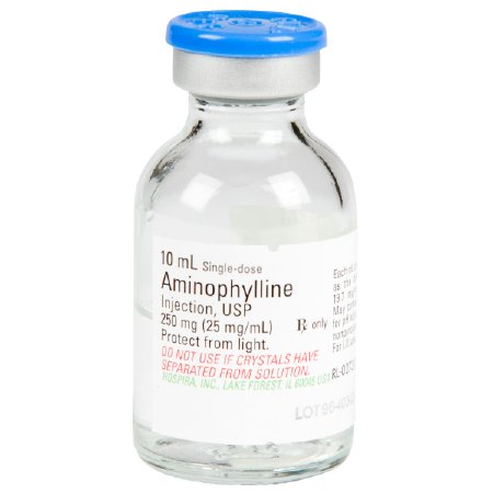 Picture of Aminophylline 25 mg / mL Injection Single Dose Vial 10 mL1014430