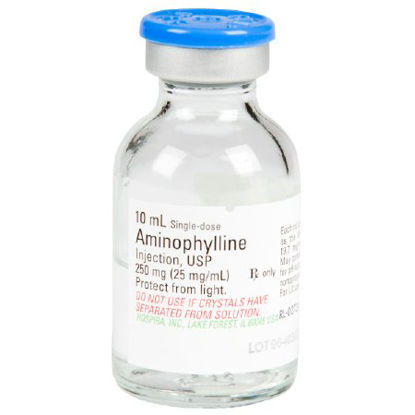 Picture of Aminophylline 25 mg / mL Injection Single Dose Vial 10 mL1014430