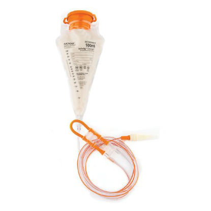 Picture of Enteral Feeding Pump Bag Set Infinity® Orange™ 100 mL ENFit ConnectorINF0100-A
