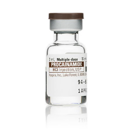 Picture of Procainamide HCl 500 mg / mL Injection Multiple Dose Vial 2 mL1014870