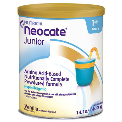 Picture of Pediatric Oral Supplement / Tube Feeding Formula Neocate® Junior with Prebiotics Vanilla Flavor 14.1 oz. Can Powder133282
