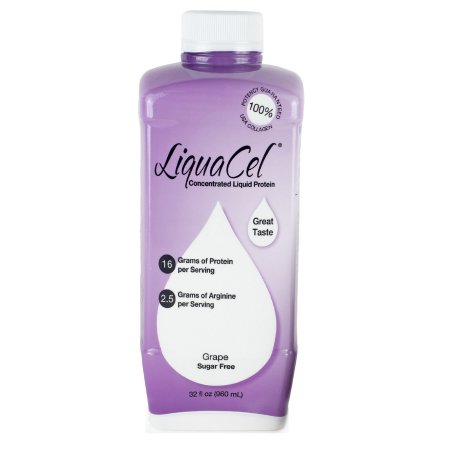 Picture of Oral Protein Supplement LiquaCel™ Grape Flavor Ready to Use 32 oz. BottleGH94