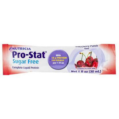 Picture of Protein Supplement Pro-Stat® Sugar-Free Wild Cherry Punch Flavor 1 oz. Individual Packet Ready to Use78395