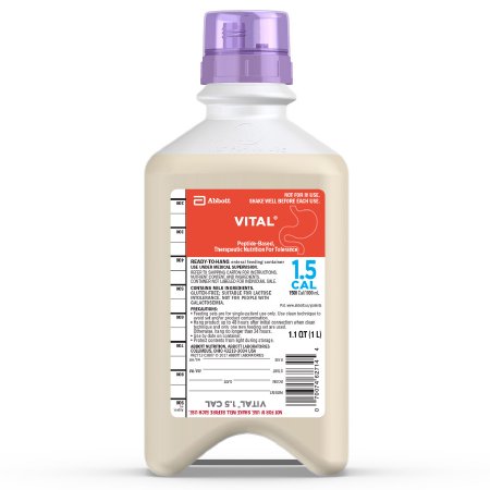Picture of Oral Supplement / Tube Feeding Formula Vital® 1.5 Cal Vanilla Flavor Ready to Use 1000 mL Bottle62713