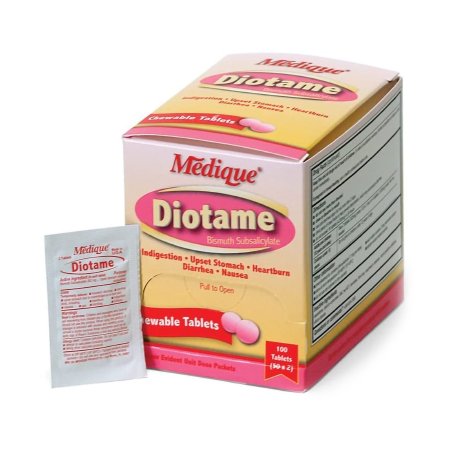 Picture of Anti-Diarrheal Diotame® 262 mg Strength Chewable Tablet 100 per Box22033