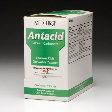 Picture of Antacid Medi-First® 420 mg Strength Tablet 24 per Box80248