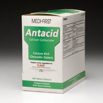 Picture of Antacid Medi-First® 420 mg Strength Tablet 24 per Box80248