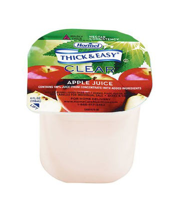 Picture of Thickened Beverage Thick & Easy® 4 oz. Portion Cup Apple Juice Flavor Ready to Use Nectar Consistency41530