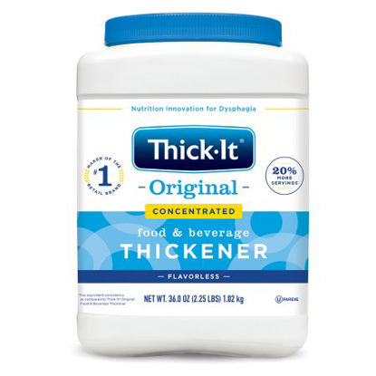 Picture of Food and Beverage Thickener Thick-It® Original Concentrated 36 oz. Canister Unflavored Powder Consistency Varies By PreparationJ587-C6800