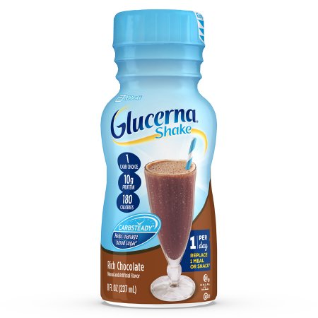 Picture of Oral Supplement Glucerna® Shake Rich Chocolate Flavor Ready to Use 8 oz. Bottle57804