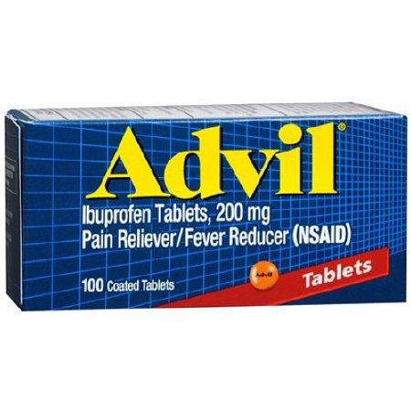 Picture of Pain Relief Advil® 200 mg Strength Ibuprofen Tablet 100 per Bottle00573016040