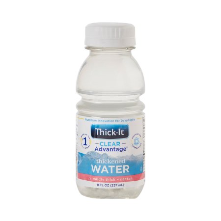 Picture of Thickened Water Thick-It® Clear Advantage® 8 oz. Bottle Unflavored Ready to Use Nectar ConsistencyB451-L9044