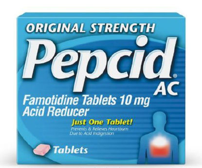 Picture of Antacid Pepcid® 10 mg Strength Tablet 30 per Box16837087220