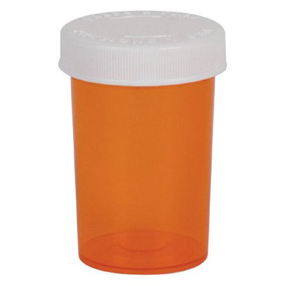 Picture of Prescription Vial Ezydose® Push & Turn 20 DRAM Amber30434