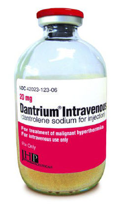 Picture of Dantrium® IV Dantrolene Sodium 20 mg Injection Single Dose Vial 70 mL42023012306