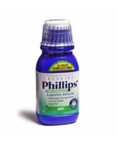 Picture of Laxative Phillips'® Milk of Magnesia Mint Flavor Liquid 12 oz. 400 mg / 5 mL Strength Magnesium Hydroxide12843036305