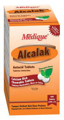 Picture of Antacid Alcalak 420 mg Strength Chewable Tablet 200 per Box10147