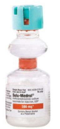 Picture of Solu-Medrol® Methylprednisolone Sodium Succinate 500 mg Injection Multiple Dose Vial 8 mL00009075801