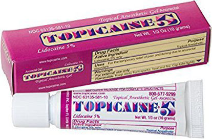 Picture of Topical Pain Relief Topicaine® 5% Strength Lidocaine Topical Gel 10 GramTOP5-010-TCRC