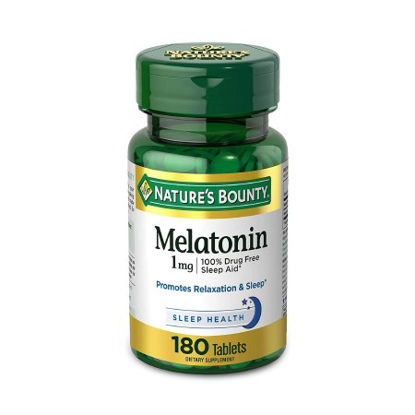 Picture of Natural Sleep Aid Nature's Bounty® 180 per Bottle Tablet 1 mg Strength07431202832