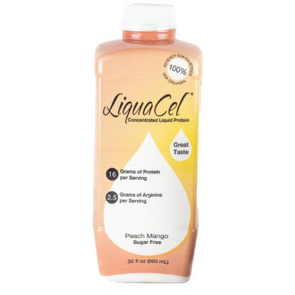 Picture of Oral Protein Supplement LiquaCel™ Peach Mango Flavor Ready to Use 32 oz. BottleGH-87