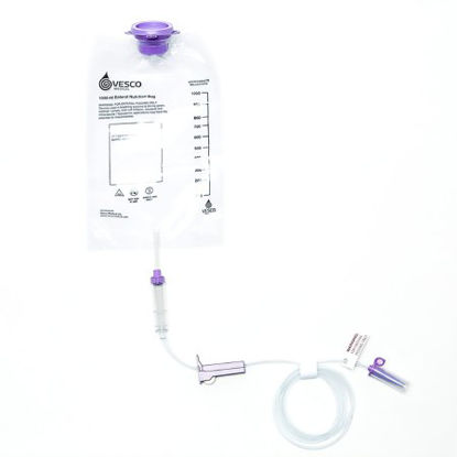 Picture of Gravity Feeding Bag Set Vesco Medical™ 1000 mLVED-032
