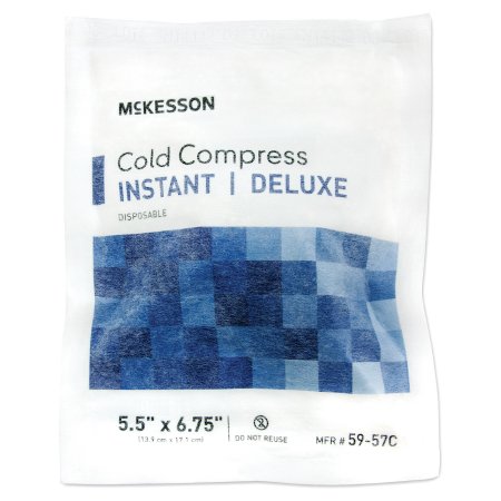 Picture of Instant Cold Pack McKesson Deluxe General Purpose Small 5-1/2 X 6-3/4 Inch Fabric / Ammonium Nitrate / Water Disposable59-57C