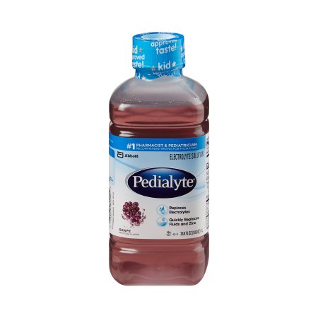 Picture of Pediatric Oral Electrolyte Solution Pedialyte® Grape Flavor 33.8 oz. Bottle Ready to Use00240