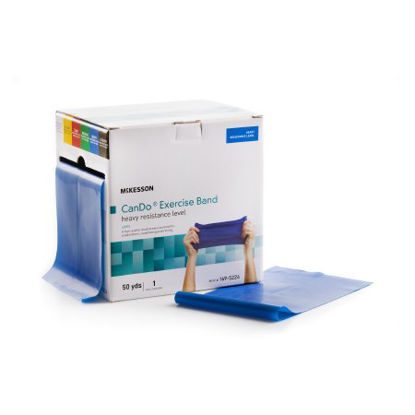 Picture of Exercise Resistance Band McKesson Blue 5 Inch X 50 Yard Heavy Resistance169-5224