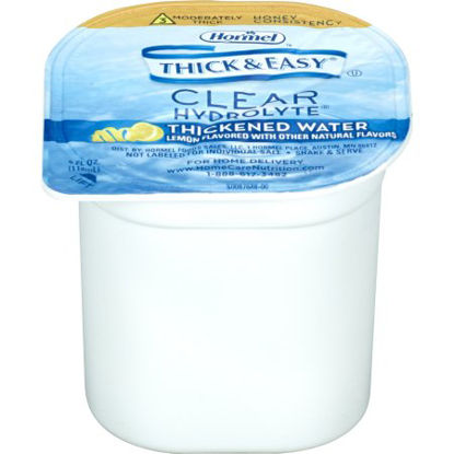 Picture of Thickened Water Thick & Easy® Hydrolyte® 4 oz. Portion Cup Lemon Flavor Ready to Use Honey Consistency46056