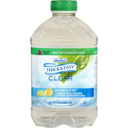 Picture of Thickened Water Thick & Easy® Hydrolyte® 46 oz. Bottle Lemon Flavor Ready to Use Nectar Consistency12863