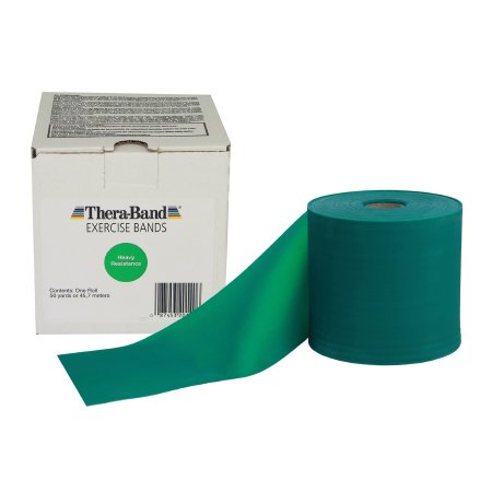 Picture of Exercise Resistance Band Thera-Band® Green 6 Inch X 50 Yard Level 3 Resistance20140