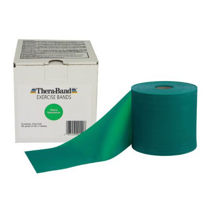 Picture of Exercise Resistance Band Thera-Band® Green 6 Inch X 50 Yard Level 3 Resistance20140