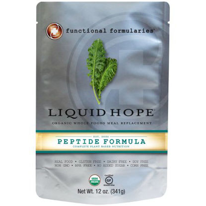 Picture of Oral Supplement / Tube Feeding Formula Liquid Hope® Peptide Formula Organic Food Flavor Ready to Use / Ready to Hang 12 oz. PouchLHPWS124