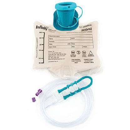 Picture of BAG SET, INFINITY ENTERAL W/ENFITCONNECTOR 500ML (30/CS)INF0500-E