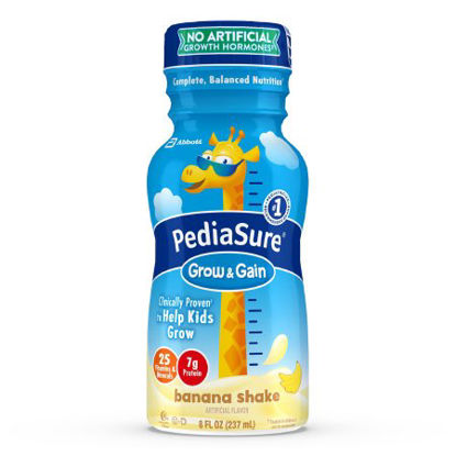 Picture of Pediatric Oral Supplement PediaSure® Grow & Gain Banana Flavor 8 oz. Bottle Ready to Use58052